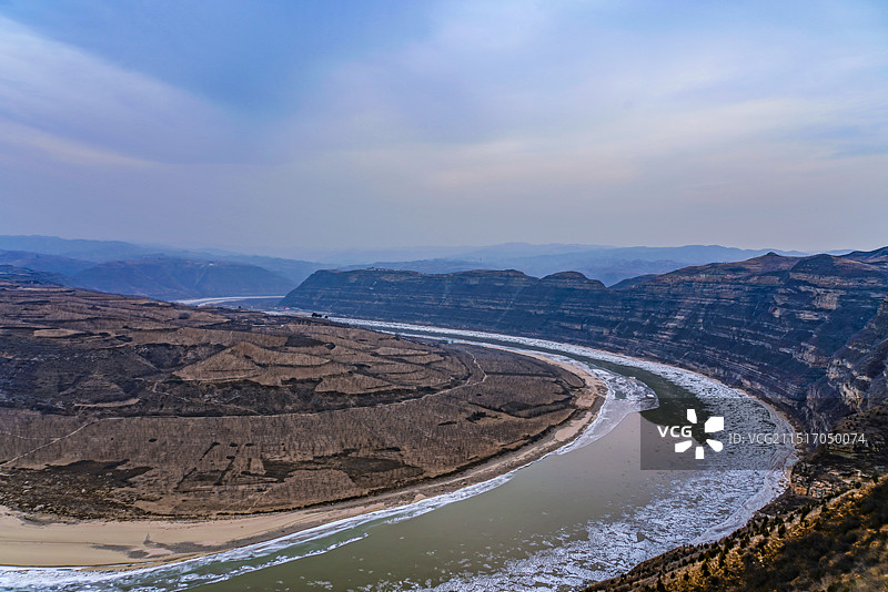 临汾永和县黄河乾坤湾景区图片素材