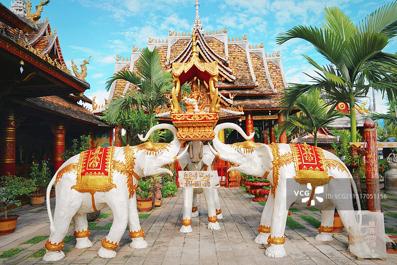 西双版纳傣族园景区图片素材