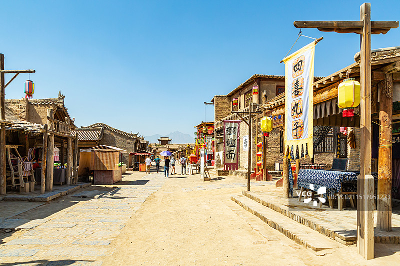 银川市宁夏镇北堡西部影视城图片素材