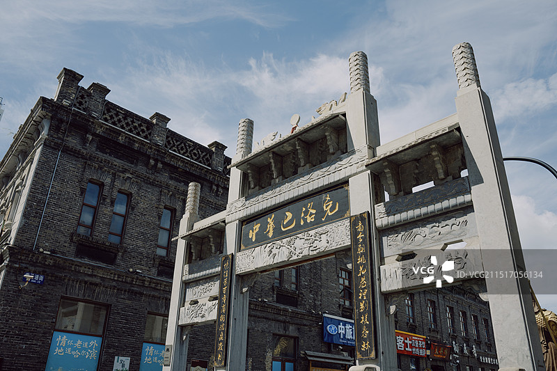 哈尔滨中华巴洛克风情街图片素材