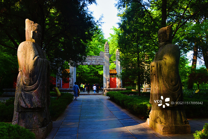 南京明孝陵·翁仲路图片素材