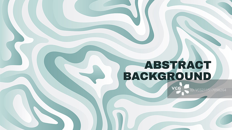 绿色调抽象地形轮廓图片素材