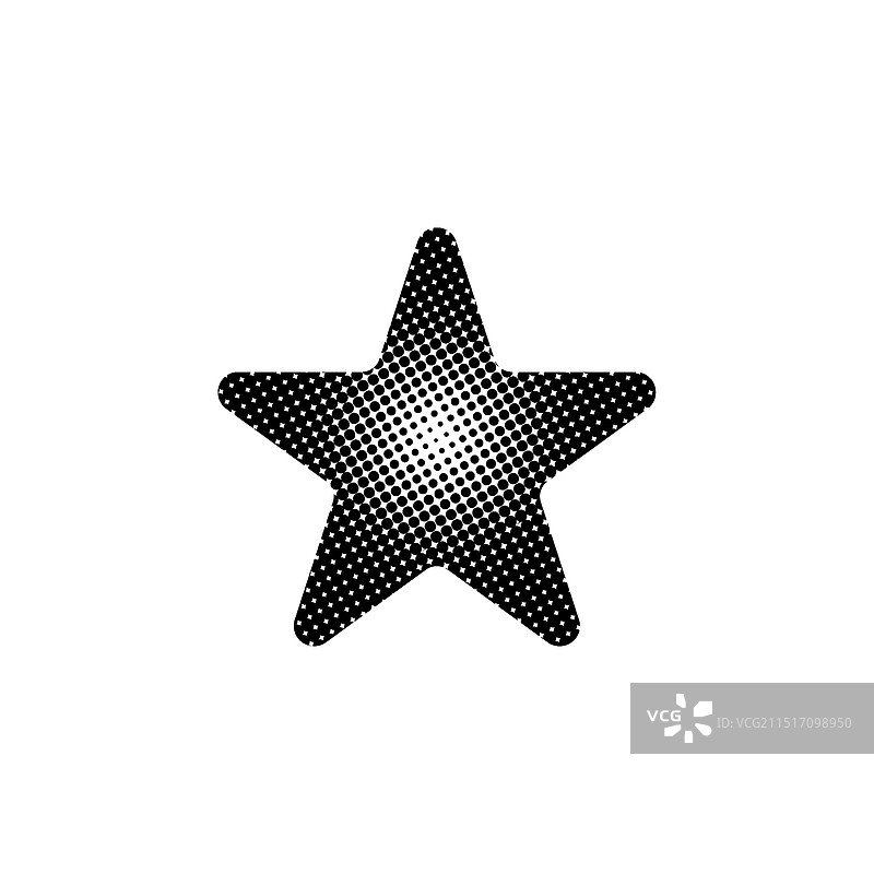 星星半色调效果图案元素模板图片素材