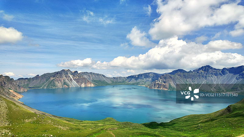 长白山天池图片素材