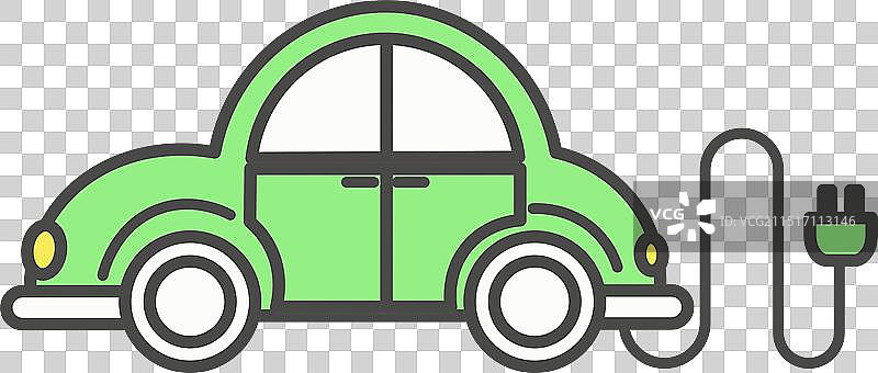 电动汽车充电图标图片素材