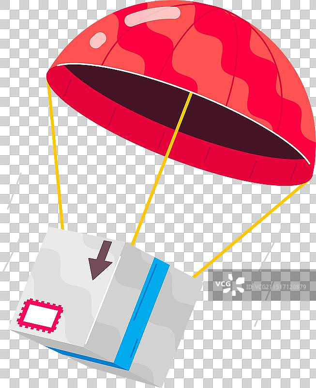 现代扁平风航空运输贴纸图片素材