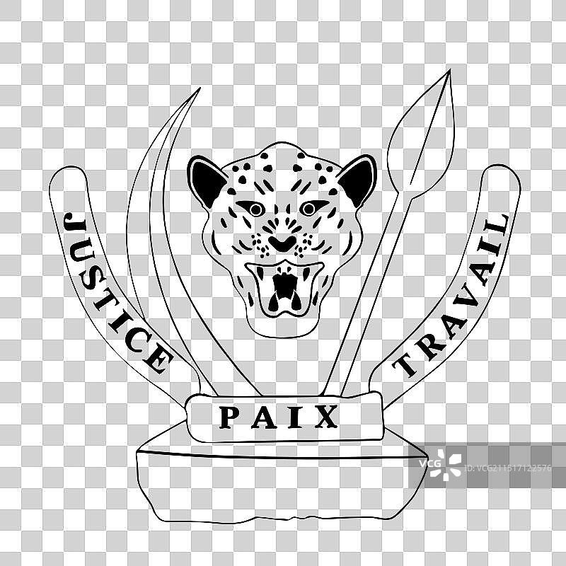 刚果民主共和国国徽图片素材