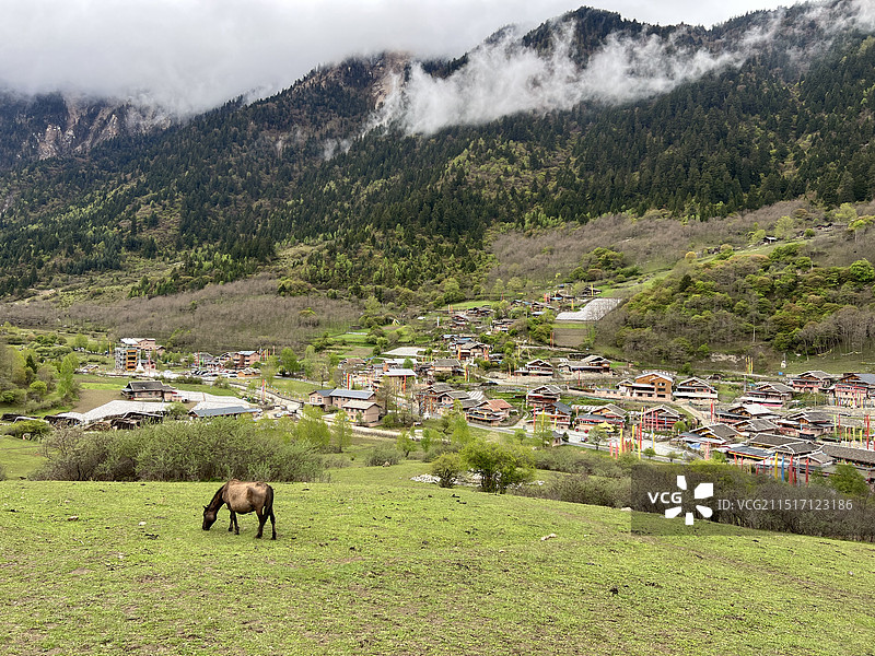 美丽中查沟图片素材