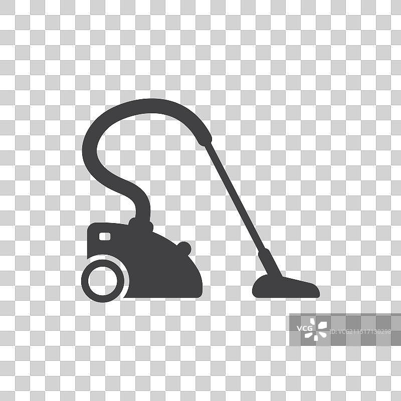 扁平风格的真空吸尘器图标图片素材