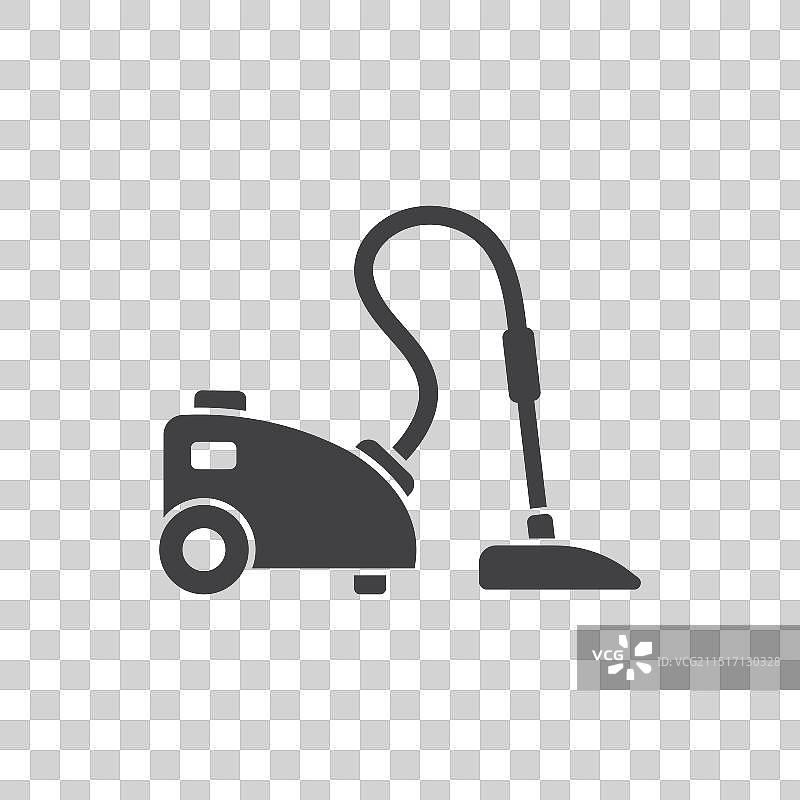 扁平风格的真空吸尘器图标图片素材