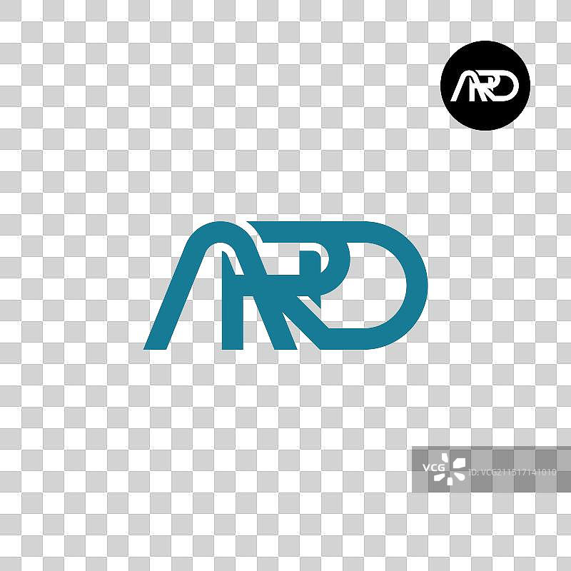 ARD字母组合标志设计图片素材