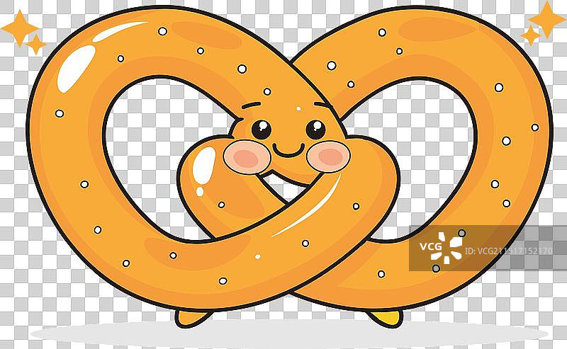 可爱的蝴蝶脆饼卡通形象图片素材