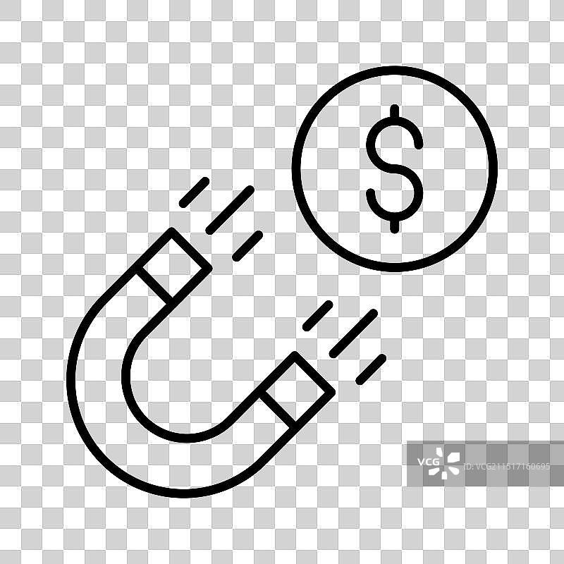 金钱的吸引力图片素材