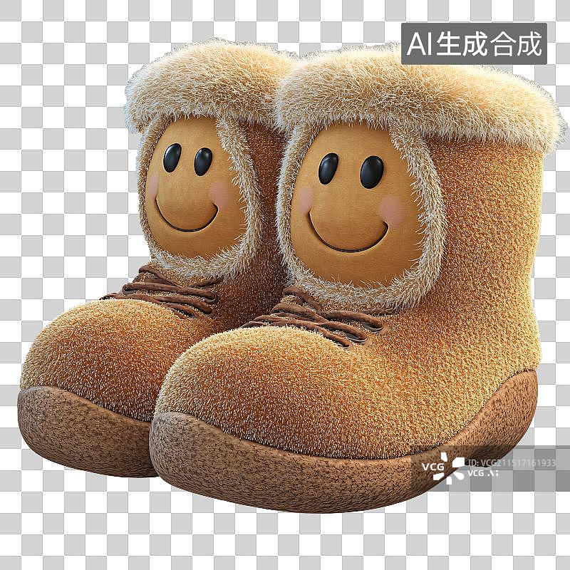 【AI数字艺术】雪地靴图片素材