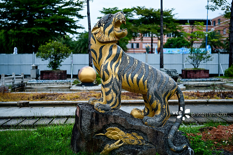 广州石头记矿物园 雕刻图片素材