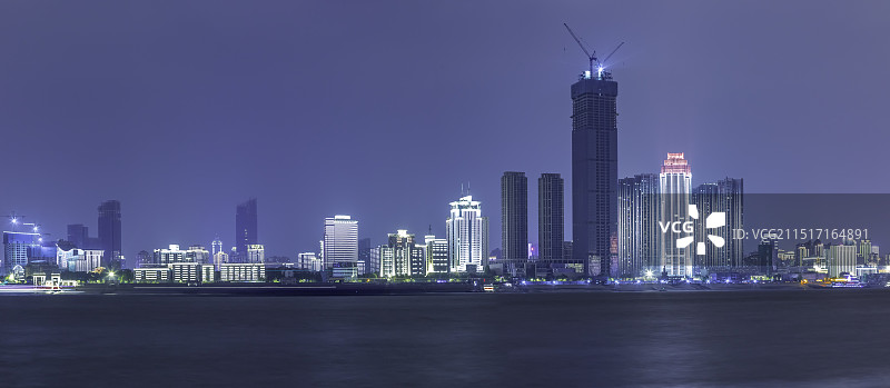 武汉汉口夜景图片素材