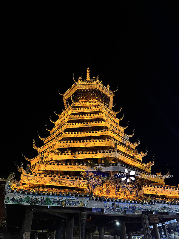 贵州从江鼓楼图片素材