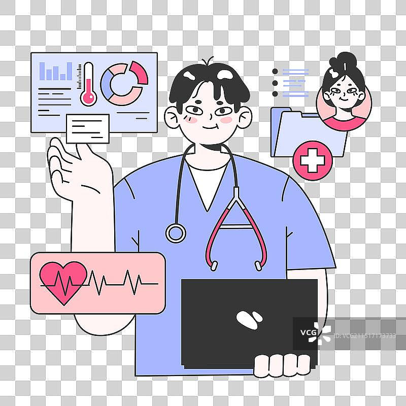 生物信息医学服务计算图片素材