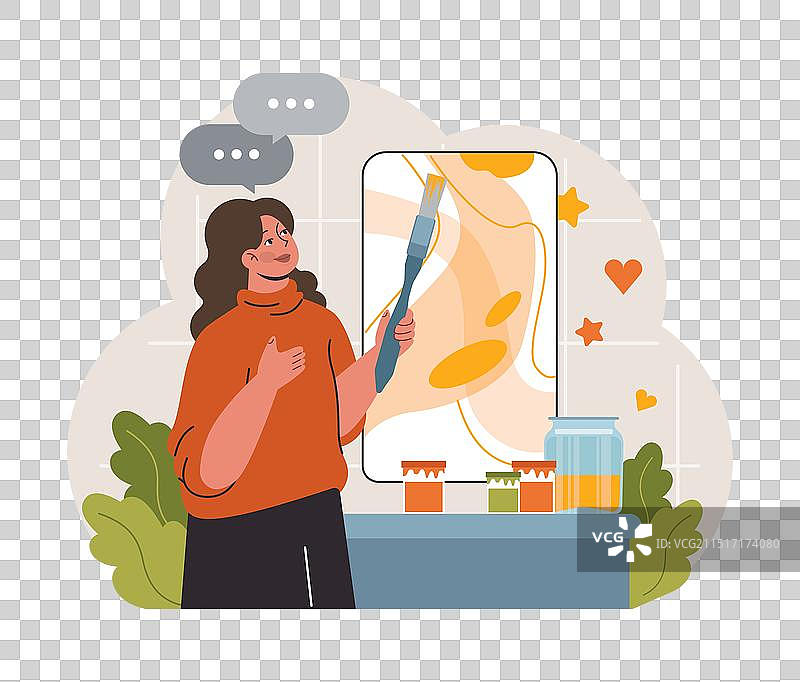 艺术疗法：培养人物创造力图片素材