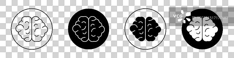 大脑的图标图片素材