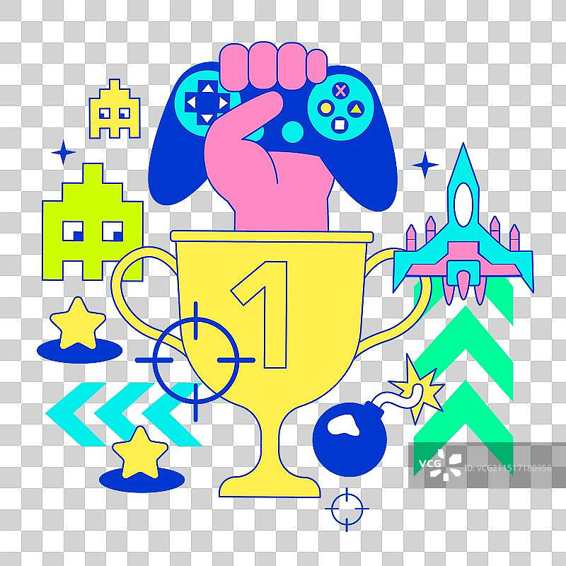 电子竞技选手游戏人物图片素材