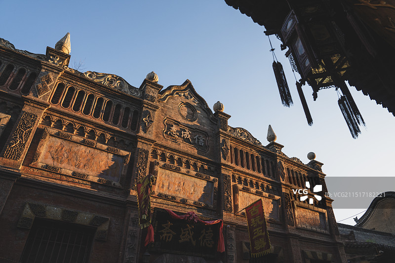 晋中太谷古城志成信票号图片素材