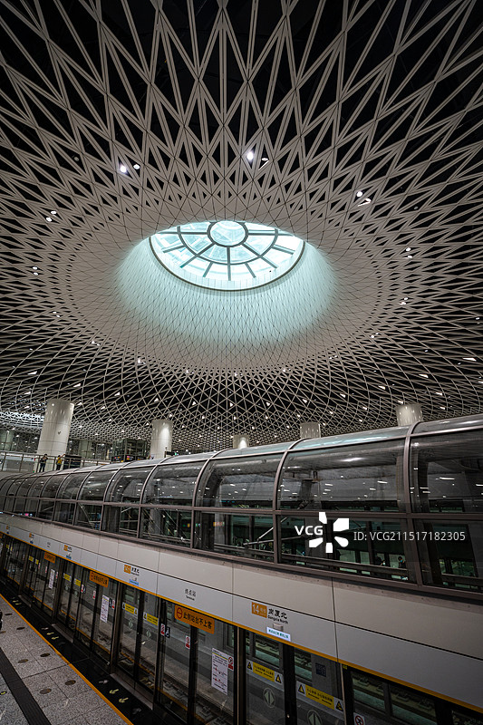 深圳岗厦北地铁图片素材