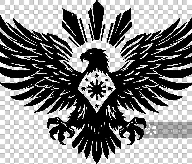菲律宾鹰黑色设计图片素材