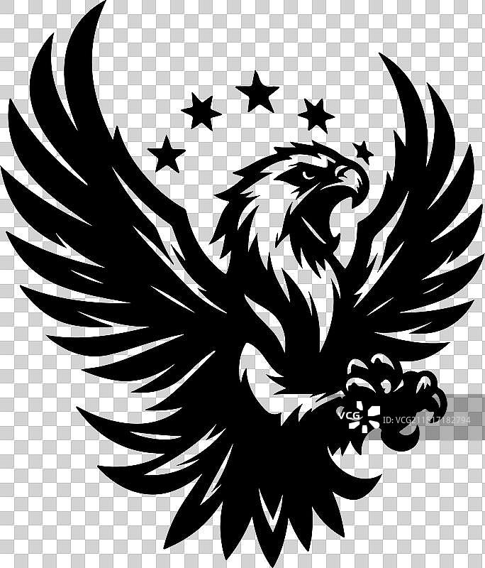 菲律宾鹰黑色设计图片素材