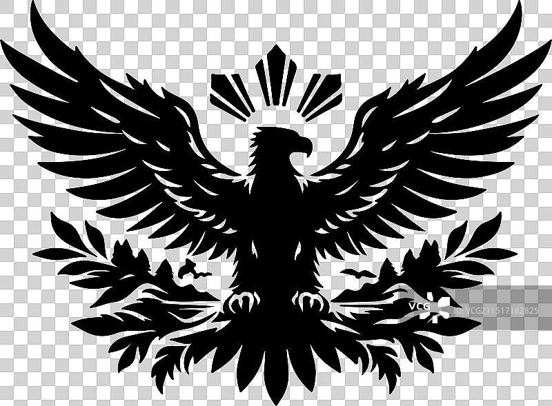 菲律宾鹰黑色设计图片素材