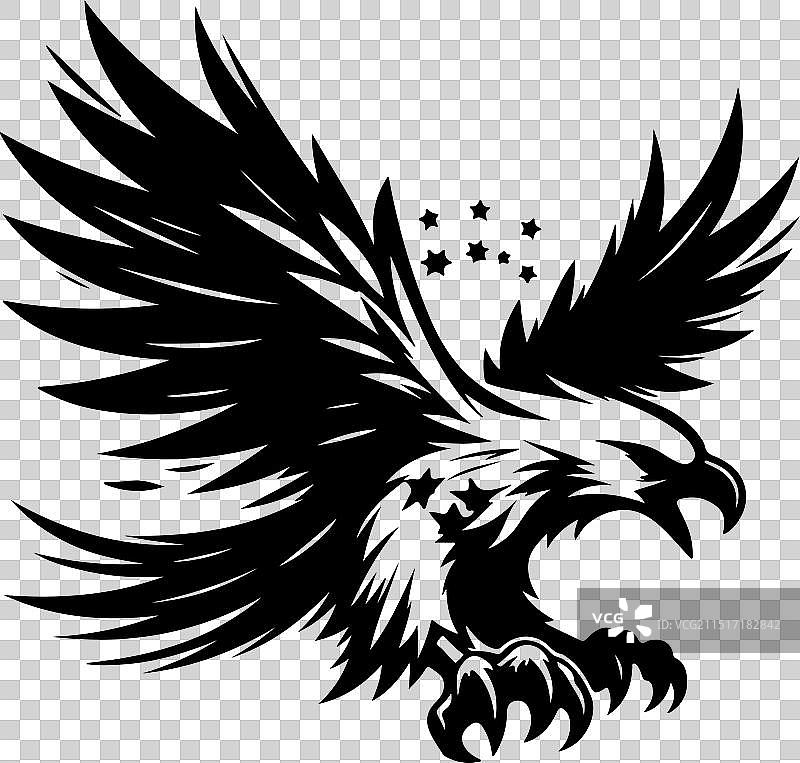 菲律宾鹰黑色设计图片素材
