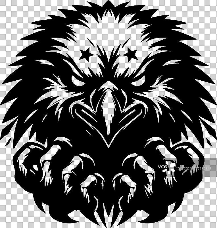 菲律宾鹰黑色设计图片素材