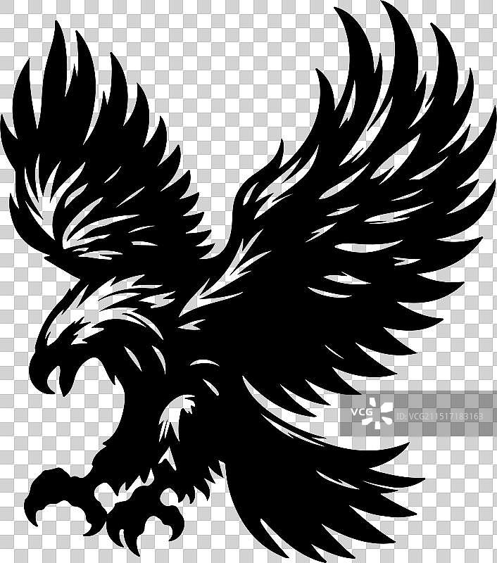 菲律宾鹰黑色设计图片素材