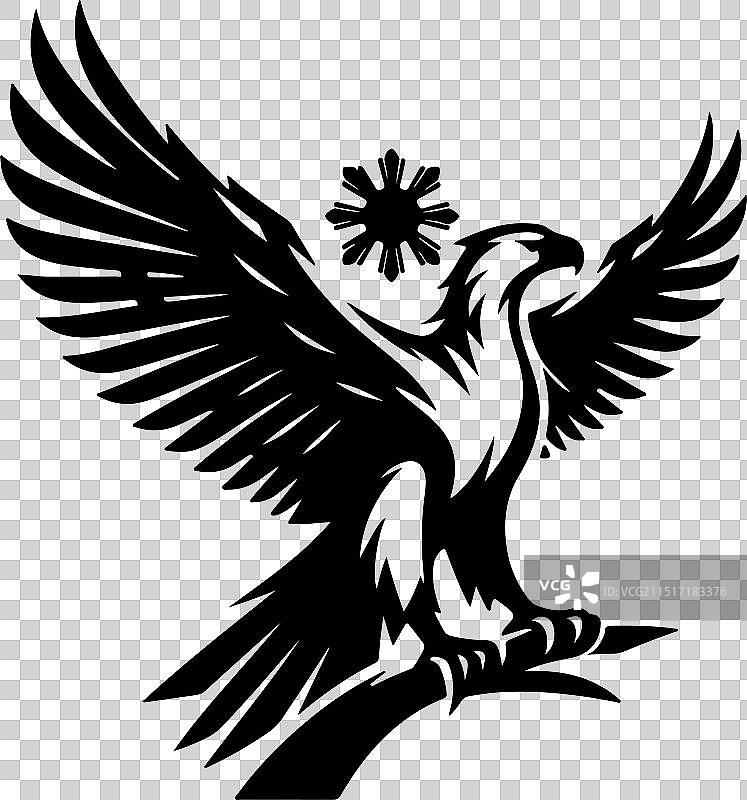 菲律宾鹰黑色设计图片素材