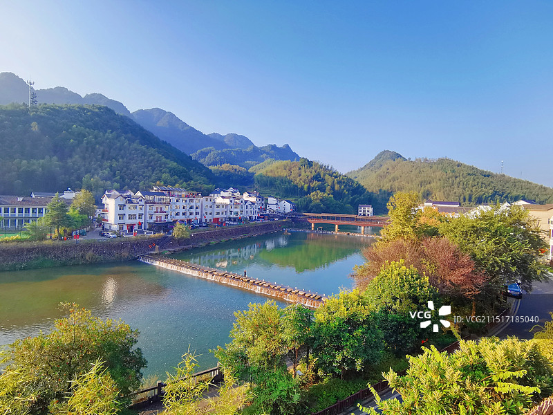 杭州千岛湖下姜村景区图片素材