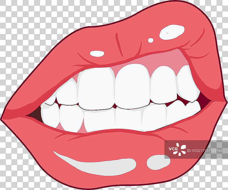 咆哮的嘴唇图片素材