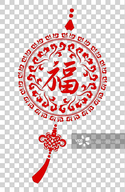 福字中国结素材图片素材
