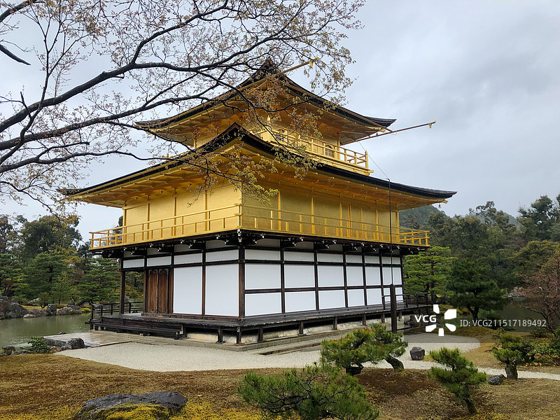 京都金阁寺图片素材