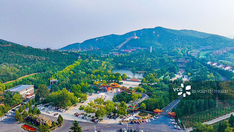 龙口南山大佛景区图片素材