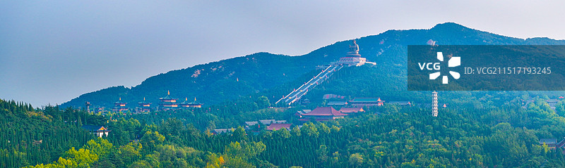龙口南山大佛景区图片素材