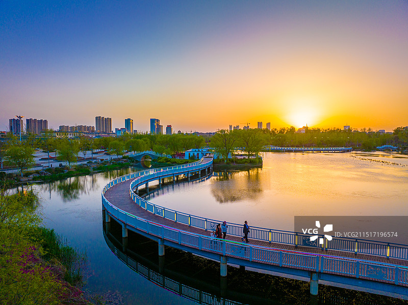 莱阳蚬河公园图片素材