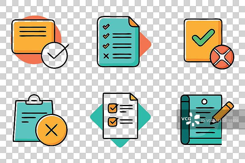 彩色涂鸦废纸图片素材