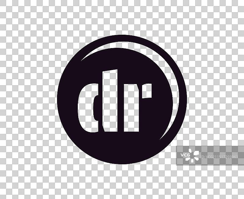 DR运动标志或团队标志球图片素材