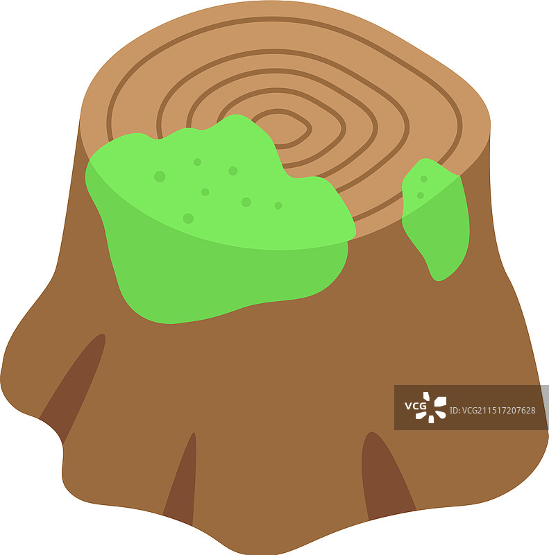 被大自然回收的老树桩图片素材