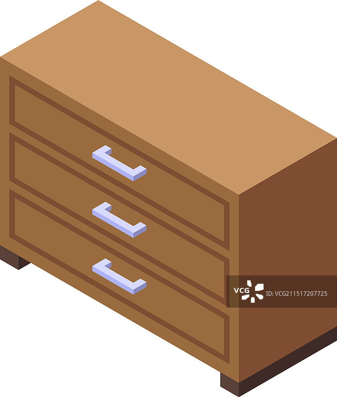 提供充足存储空间的木制柜子图片素材