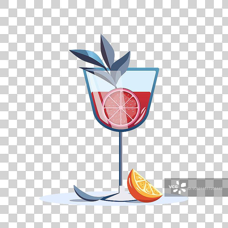 热带鸡尾酒杯图片素材