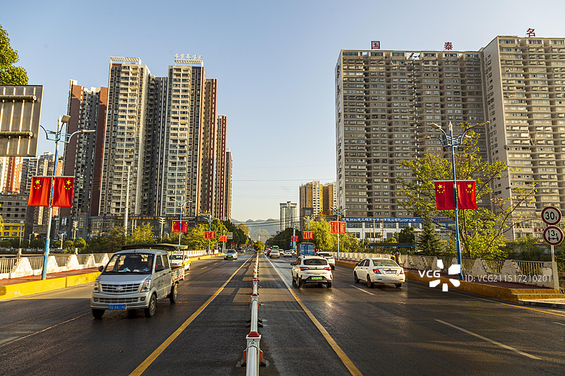 利川城的早晨图片素材