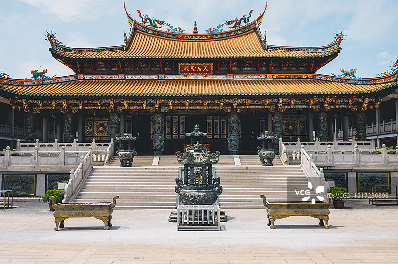 澳门天后宫内景图片素材