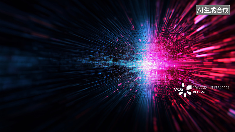 【AI数字艺术】数字世界 概念背景图片素材