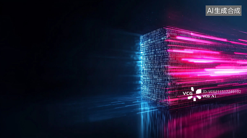 【AI数字艺术】数字世界 概念背景图片素材